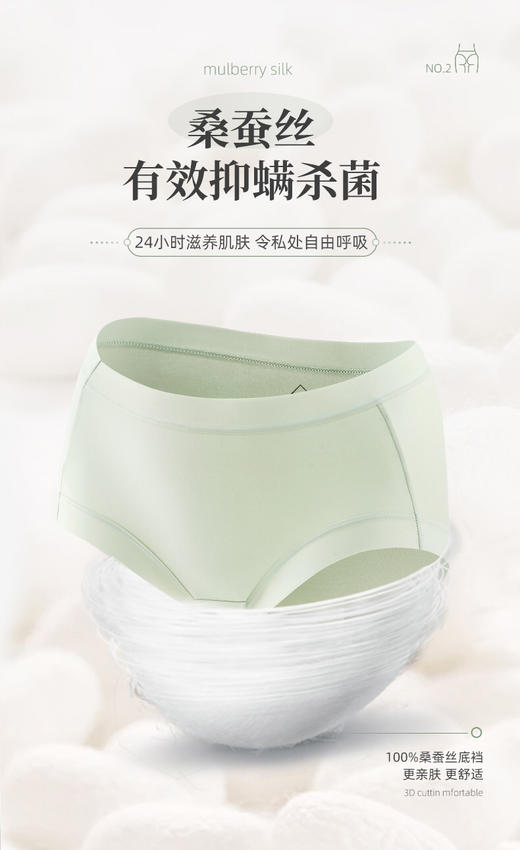 ADY7008莫代尔桑蚕丝内裤 商品图3
