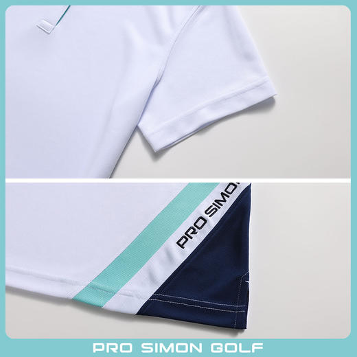 BMS-301A（PROSIMON高尔夫春夏女款简约风翻领POLO衫） 商品图3