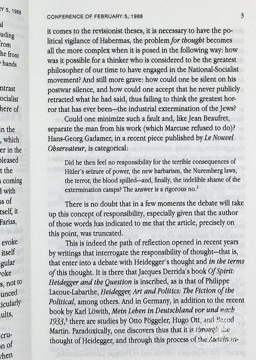 预售 【中商原版】Heidegger Philosophy and Politics The Heidelberg Conference 英文原版 海德格尔 哲学与政治 海德堡会议 Jacques D 商品图5