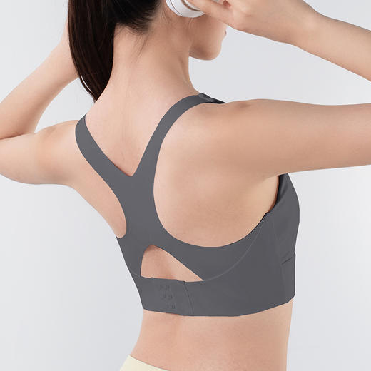 【限时秒】YOGACODE火树银花/高强度无痕背扣防震裸感瑜伽胸围YCDS355 商品图10