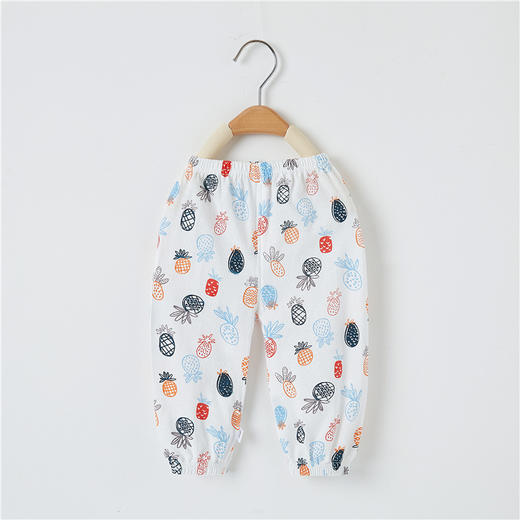 【外出防晒 空调防凉】宝宝防蚊裤夏季男童裤子薄款女童全棉婴儿灯笼裤儿童童装长裤睡裤 商品图5