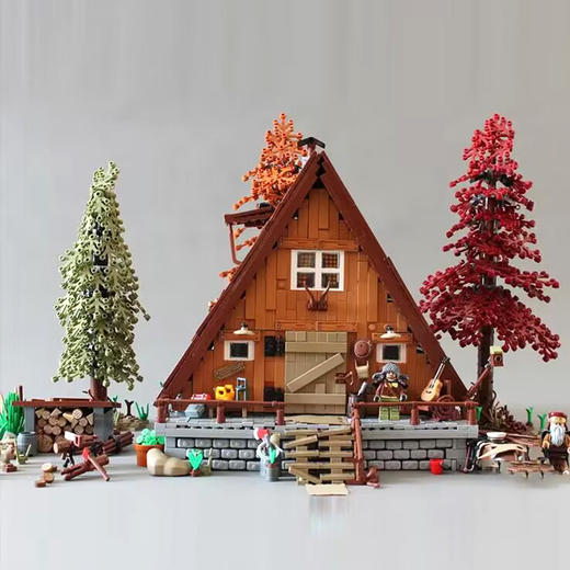 乐高积木L21338乐高创意高手系列A形木屋 商品图3