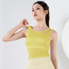 【限时秒】YOGACODE【火树银花系列】镂空肩带速干带胸垫瑜伽背心YCDS450 商品缩略图13
