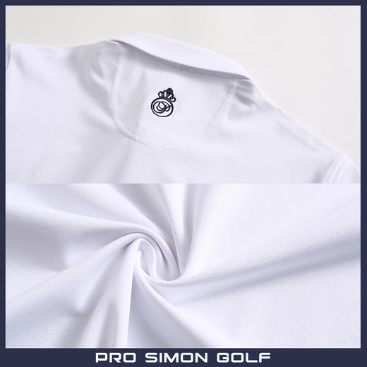 BMS-101A（PROSIMON高尔夫男款春夏短袖简约风翻领Polo衫） 商品图4