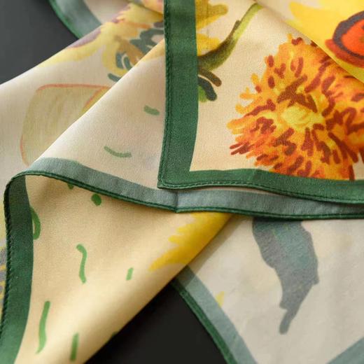 「2023新款桑蚕丝方巾」PSQUEEN 法式真丝方巾 经典复古系列 53*53cm 柔软亲肤 商品图13