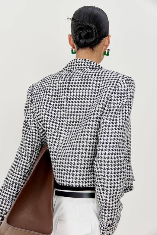 玛丝菲尔 千鸟格小西装短外套A1CX1131E 商品图5