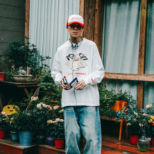 药九玖柒 1997邮政局/斗笠长袖T恤/JQ21110120 商品图1