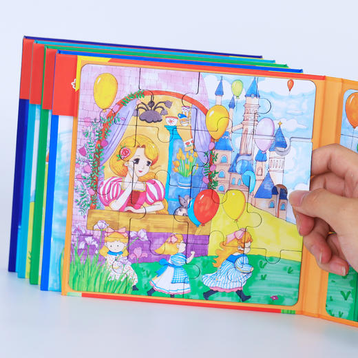 磁力拼图5本（现代兵器+海底世界+精灵公主+恐龙时代+太空探索） 商品图4