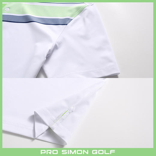 BMS-109B（PROSIMON高尔夫男款春夏短袖双色定位数码印花Polo衫） 商品图3