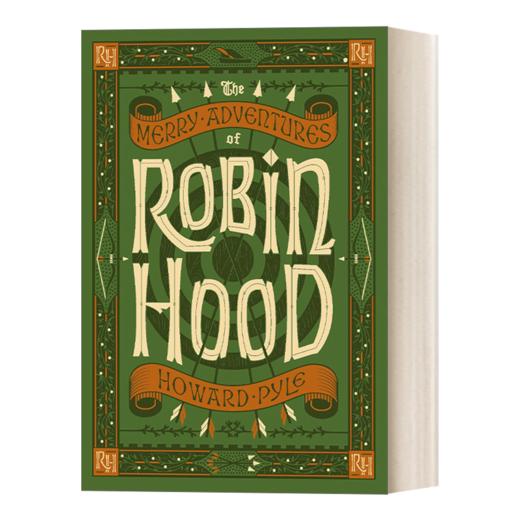 英文原版 Merry Adventures Of Robin Hood 罗宾汉奇遇记 皮革精装版 巴诺儿童经典 英文版 进口英语原版书籍 商品图1