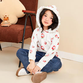 mettekids儿童卫衣2022秋季新款女童长袖可爱印花洋气上衣童装