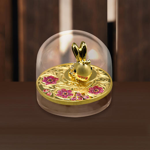 【澳门钱币学会】2023年3D立体兔年纪念章 商品图2