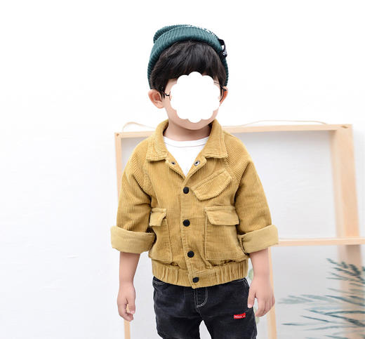 裁缝学苑 TD11儿童上衣休闲夹克1:1实物服装纸样剪裁图纸牛皮纸样 商品图5