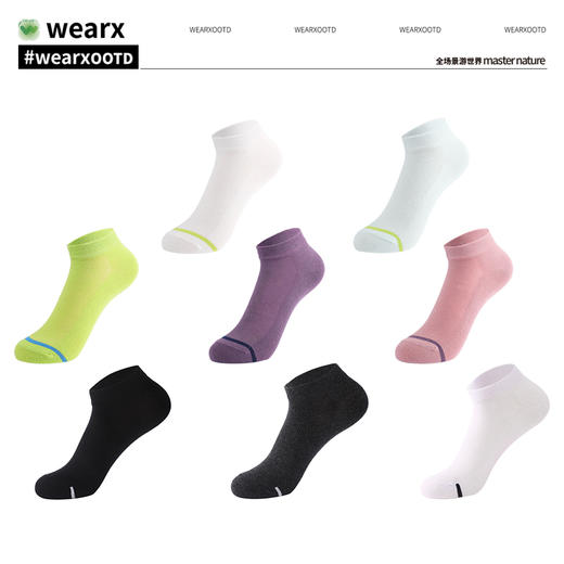 完型抑菌消臭糖果袜吸湿透气短袜男女款 商品图5
