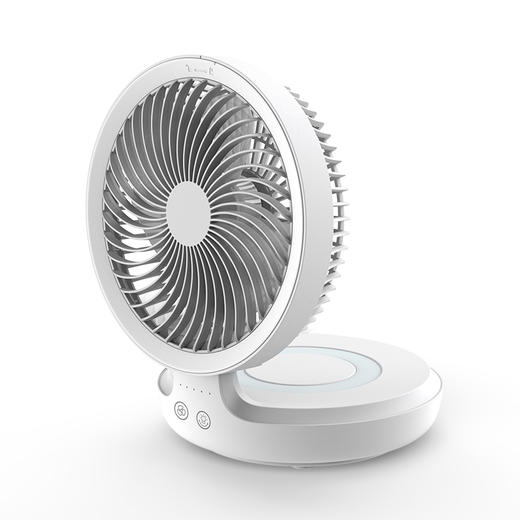 【壁挂/桌面两用】爱登无线悬浮循环扇E808/E808Y 可折叠/可壁挂/可摇头 4档风力调节 带夜间呼吸灯 商品图12