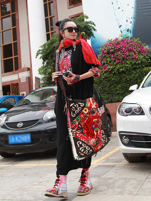 墨颜醉民族风连衣裙 | 杨丽萍老师同款 | 现货加急发 商品图4