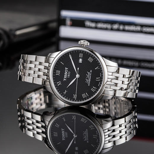 天梭TISSOT力洛克男士自动机械腕表T006.407.11.053.00新款手表 商品图1
