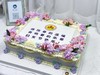 团建活动紫色裱花鲜花蛋糕（图片是14寸） 商品缩略图1