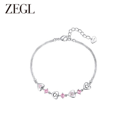 ZEGL浪姐小美同款小彩串925银多巴胺穿搭手链女款彩色串珠手饰品 商品图1