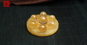 吉祥天地 黄玉七星盘