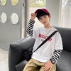 男童长袖t恤春秋2023新款儿童春装韩版童装大童假两件上衣洋气潮 商品缩略图5