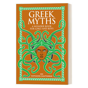 英文原版 Greek Myths Wonder Book for Girls and Boys 希腊神话 皮革精装 巴诺儿童经典 英文版 进口英语原版书籍