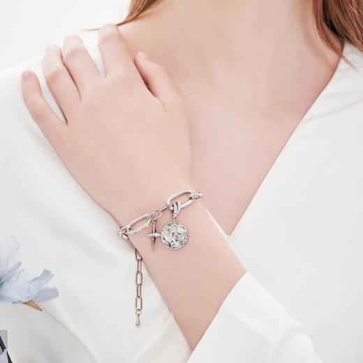 MFA波士顿美术博物馆 穆夏系列 黄道十二宫 铜镀钯白K金天然母贝项链耳钉 锆石手链 商品图2