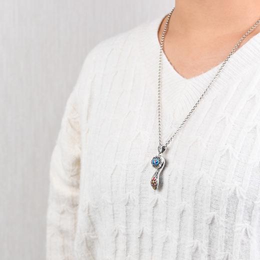 【莲花如意】足银复古景泰蓝吊坠【SCH-SY16844】 商品图3