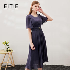 EITIE爱特爱夏季新款束腰优雅显瘦礼服连衣裙7077702
