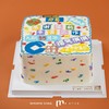 【提前三天预定】公司企业方形·周年蛋糕【C4352】 商品缩略图0