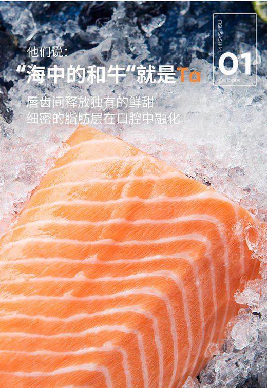 纯鲜三文鱼300g 智利三文鱼/挪威三文鱼/新西兰帝王鲑（默认发切块 切刺身须备注）1.挪威三文鱼直供，全程冷藏配送 2.刺身级分割    3.保温箱配送 搭赠海鲜酱油 商品图13