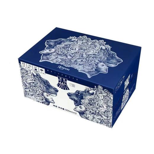 雪花-黑狮白啤- 500ml*12听-整箱限时特惠 商品图1