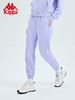 Kappa卡帕运动裤23新女春针织长裤黑色休闲裤小脚卫裤K0D22AK70 商品缩略图0