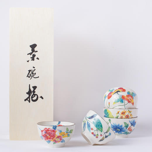 日本ceramic 蓝系列米饭碗套装五件套 商品图5