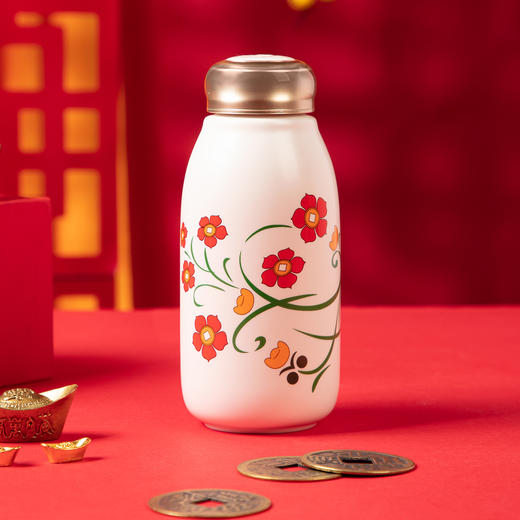富贵花随身杯A&B款  280ml/300ml单层 商品图0