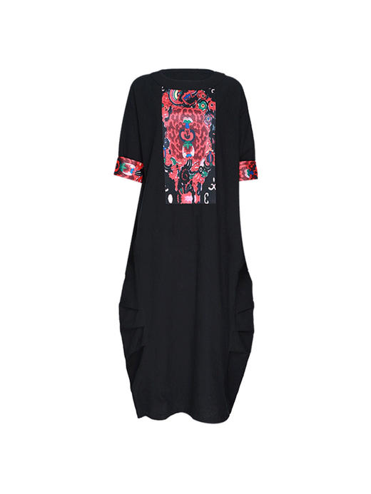 墨颜醉民族风连衣裙 | 杨丽萍老师同款 | 现货加急发 商品图5