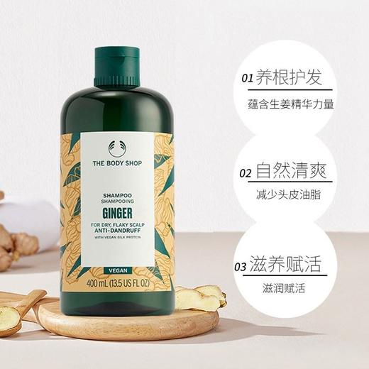 英国the body shop无硅油去屑生姜洗发水400ml（新旧包装随机发）【香港直邮】 商品图1