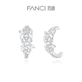 【明星同款】Fanci范琦【玫瑰系列】玫瑰之梦耳圈女925银时尚轻奢小众耳饰