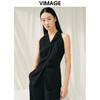 VIMAGE纬漫纪夏季新款通勤气质显瘦百搭无袖衬衣V1909511 商品缩略图3