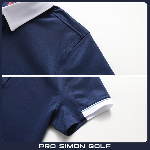 BMS-306B（PROSIMON高尔夫春夏女款简约风翻领POLO衫） 商品图3