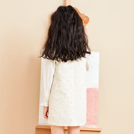 mettekids儿童连衣裙2022春秋新款女童裙子洋气时髦无袖公主裙 商品图3