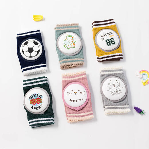 【透气网眼护膝 陪伴宝宝更安全】23夏季宝宝护膝网眼薄款爬行学步防摔小孩护腿膝婴儿护肘儿童护膝 商品图1