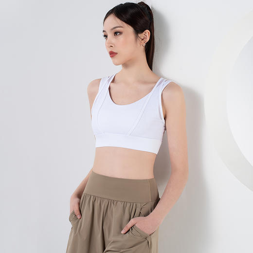 【限时秒】YOGACODE火树银花/拼纱假两件宽松透气瑜伽五分裤套装YCDS412+YCDS476 商品图2