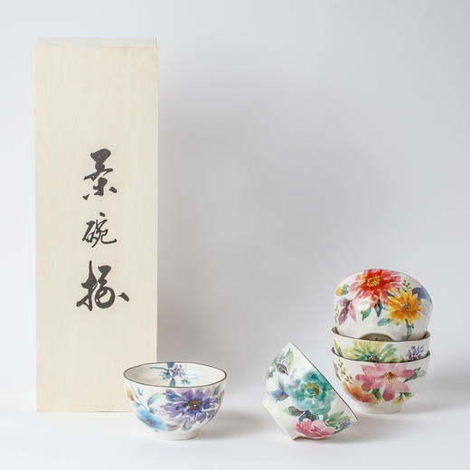 日本ceramic 蓝系列米饭碗套装五件套 商品图4