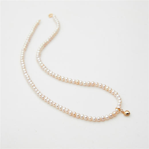 pearl moments 小金心 4号baby全珠珍珠项链 商品图8
