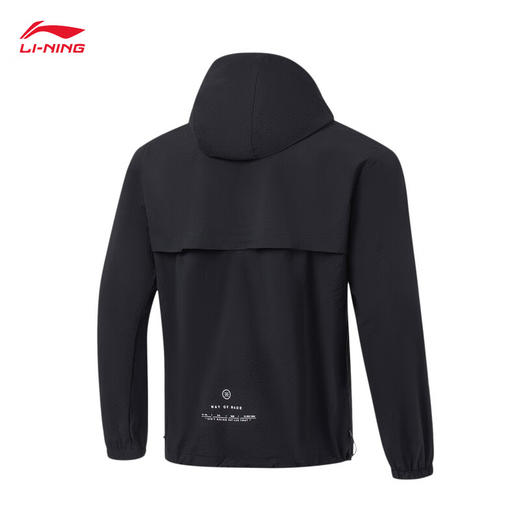 【L/XL断码】李宁 外套男2023春夏新款 韦德系列宽松防风连帽运动风衣 AFDT319【库存有限，如无货将做退款，介意慎拍！】 商品图2