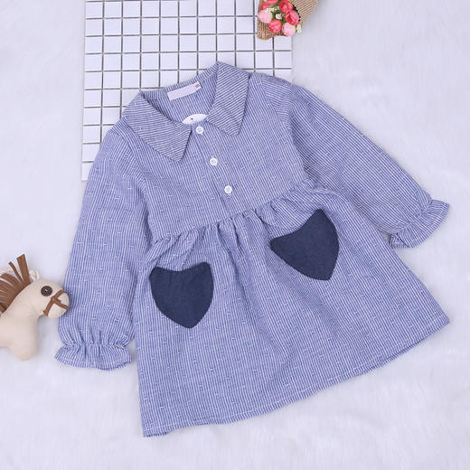 裁缝学苑 TD13儿童衬衫连衣裙1:1实物服装纸样剪裁图纸牛皮纸样 商品图4