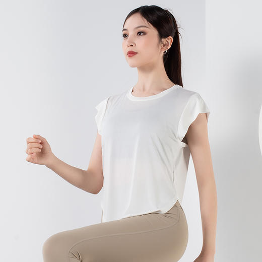 【限时秒】YOGACODE火树银花/宽松遮肉无袖瑜伽罩衫YCDS420 商品图5