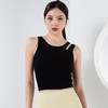 【限时秒】YOGACODE【火树银花系列】镂空肩带速干带胸垫瑜伽背心YCDS450 商品缩略图3