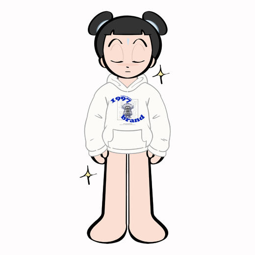 药九玖柒 1997邮政局/复古外星人连帽卫衣/JQ21090080 商品图1